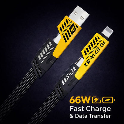 6 in 1 combo - UNI PODS PRO 2 FREE MAGSAFE POWERPACK 10000 MAH FREE 4 IN 1 MULTI CHARGING CABLE with silicon cover with sticky pods with cable protector